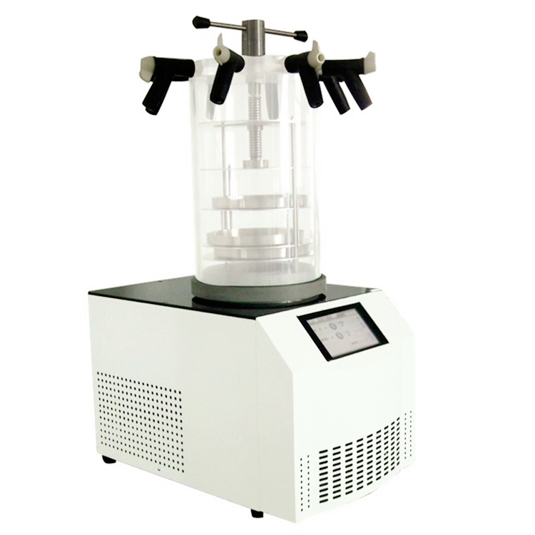 ELE-1D-60B台式触摸屏压盖挂瓶型真空冷冻干燥机